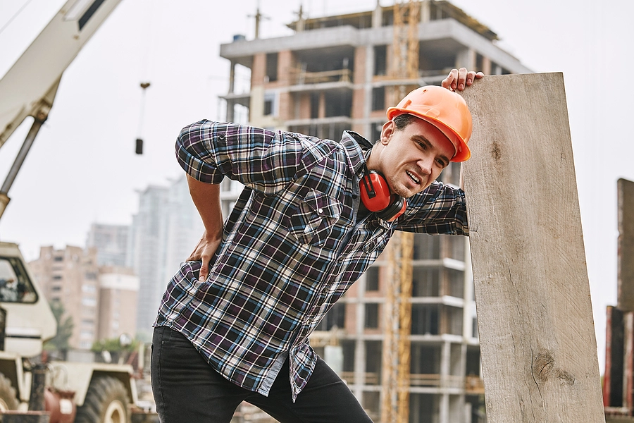 Minnesota worker with a back injury on a construction site eligible for workers compensation benefits