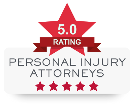 5 star badge for Best Personal Injury attorneys